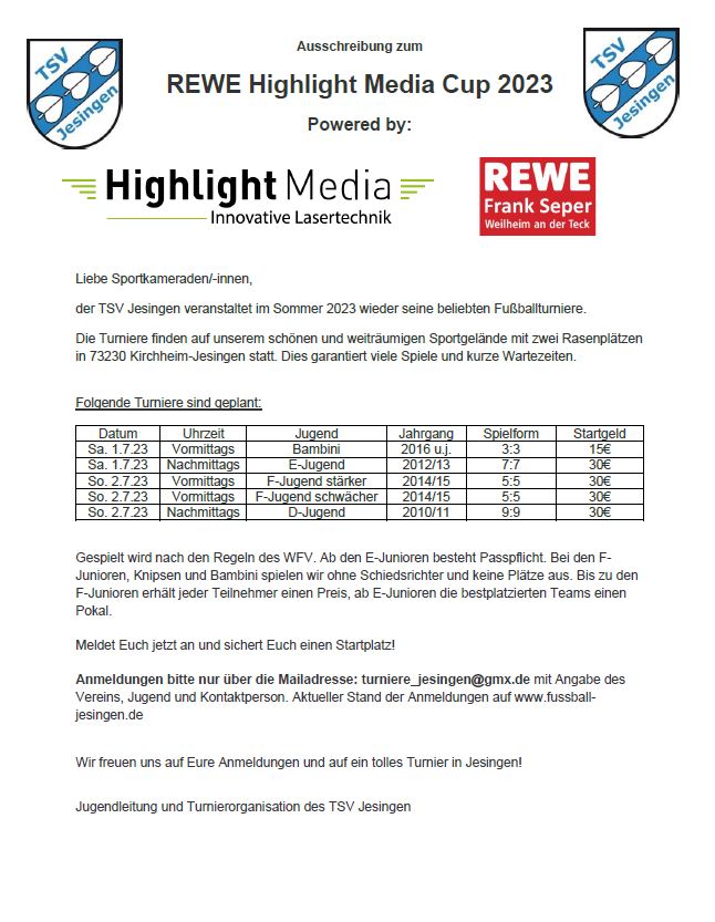 Auschreibung